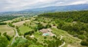 Domaine Saint Victor vue du ciel