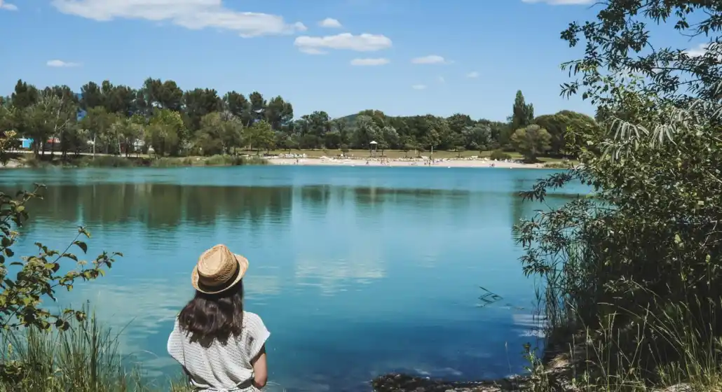 Plan d'eau du Camping Val de Durance