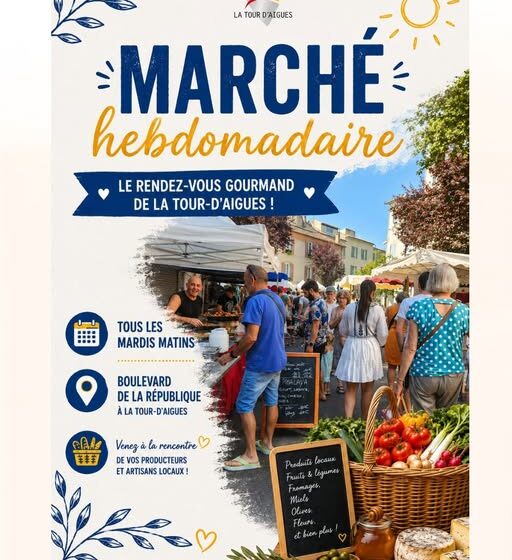 Marché de La Tour d'Aigues_La Tour-d'Aigues