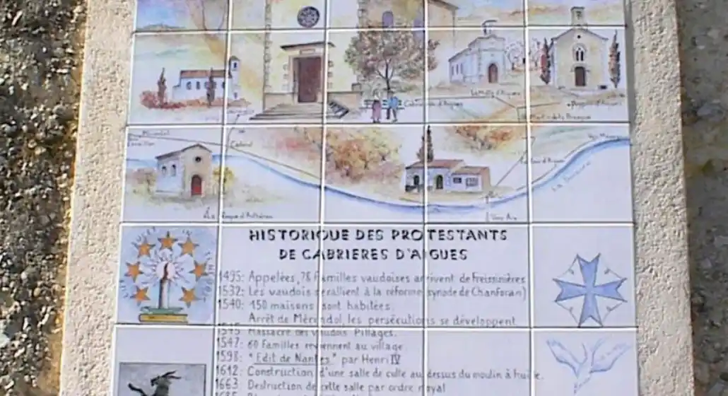 Le temple de Cabrières d'Aigues
