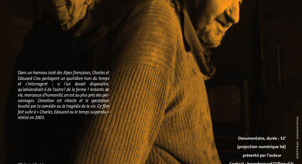 Film de Bernard Boyer « Un jour pousse l’autre »