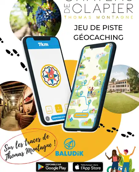 Geocacing en Luberon au château Clapier