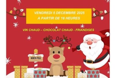 Lancement du Téléthon par les pompiers après les illuminations de Noël à La Tour d’Aigues_La Tour-d’Aigues