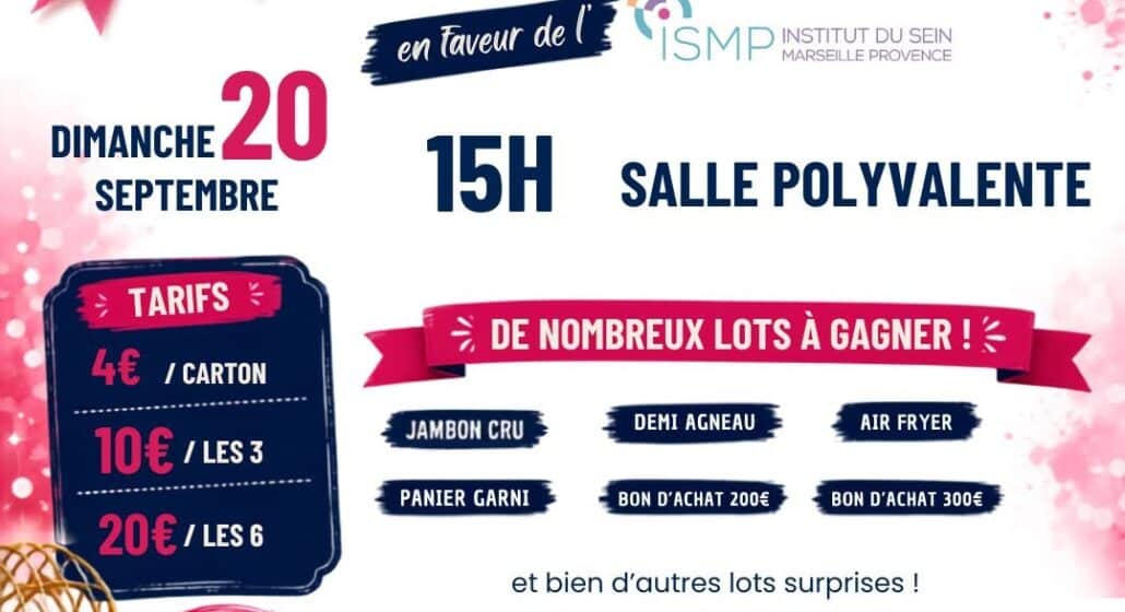 Loto Octobre rose à La Tour d'Aigues.