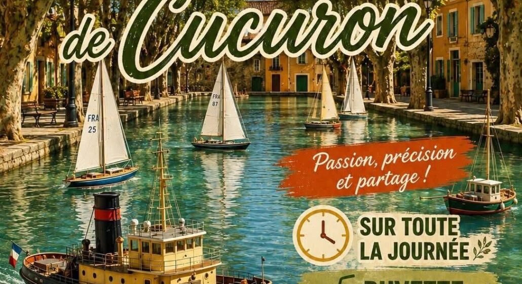 Journée de modélisme naval à Cucuron.