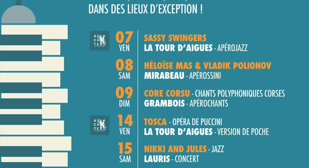 Festival Durance Luberon à Mirabeau : apéRossini_Mirabeau