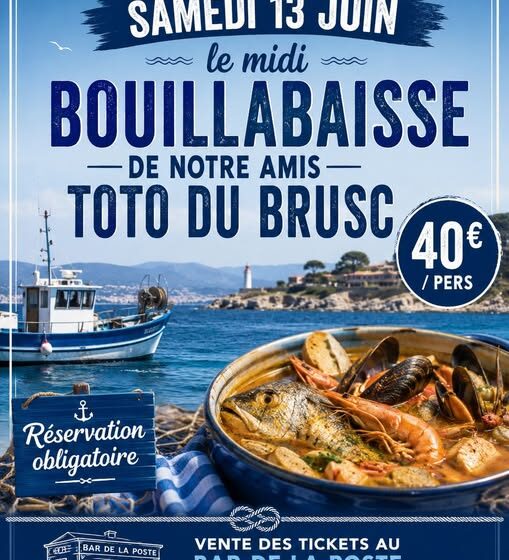 La Bouillabaisse  au Bar de la Poste à La Tour d'Aigues_La Tour-d'Aigues