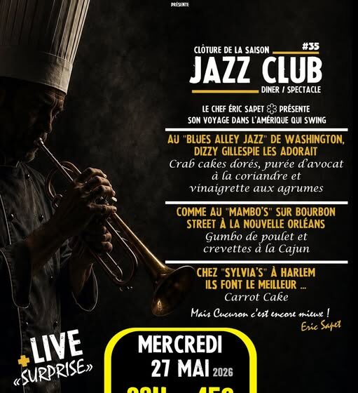 L'Essentiel : Concert Jazz Club-Cloture de saison à Cucuron_Cucuron