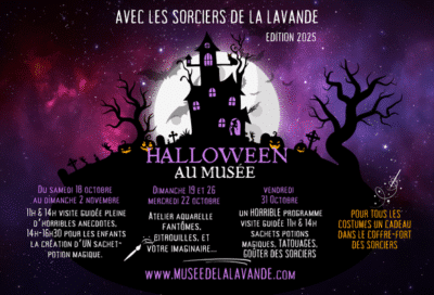 Terrible journée d’Halloween au Musée de la Lavande