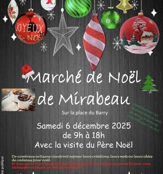 Marché de Noël à Mirabeau_Mirabeau