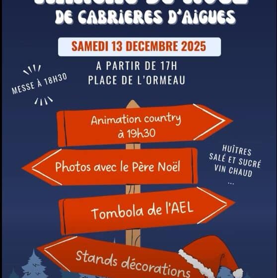 Marché de Noël à Cabrières d'Aigues_Cabrières-d'Aigues