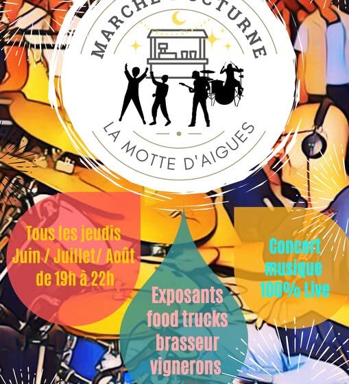 Marché nocturne à la Motte d'Aigues_La Motte-d'Aigues