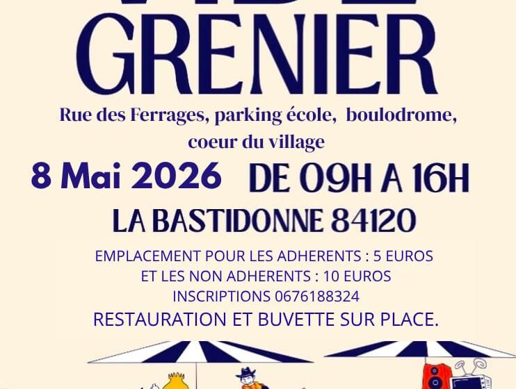 Vide grenier à La Bastidonne_La Bastidonne