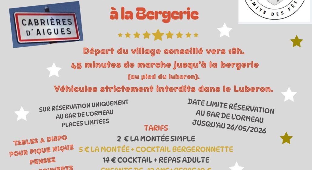 Nuit du Berger à Cabrières d'Aigues_Cabrières-d'Aigues