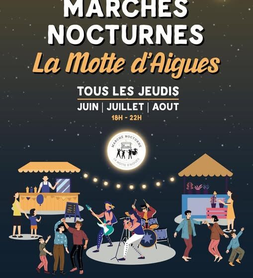 Marché nocturne à la Motte d'Aigues_La Motte-d'Aigues