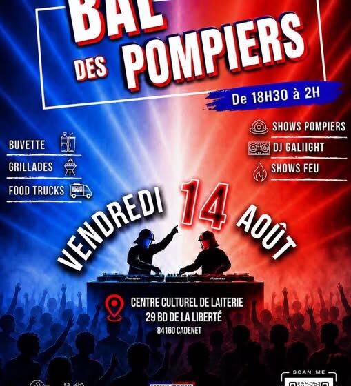 Bal des Pompiers à Cadenet._Cadenet
