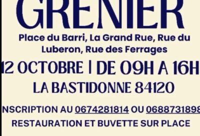 Vide grenier  et concouts de boules à La Bastidonne_La Bastidonne