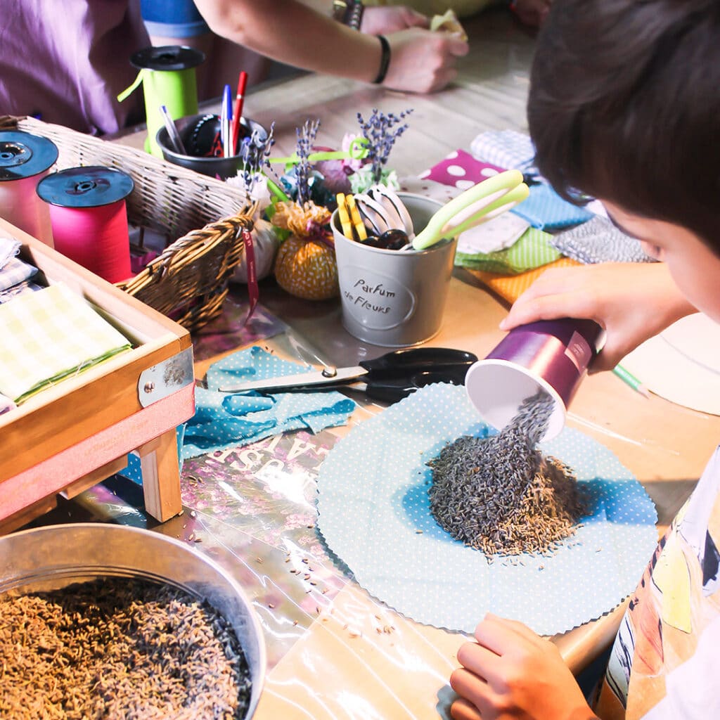 Ateliers enfants au musée de la lavande