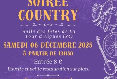 Les soirées country à La Tour d’Aigues par Ligoures Mountain Men_La Tour-d’Aigues
