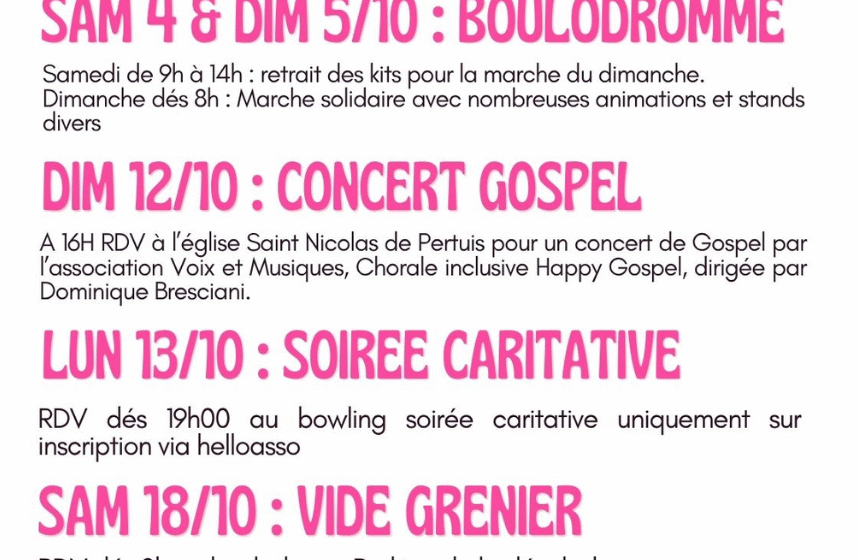 Octobre rose 2025_Pertuis