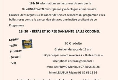 Journée rose avec la participations des associations et de la Mairie_Beaumont-de-Pertuis