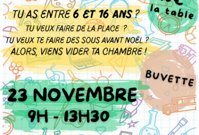 Vide ta chambre des enfants