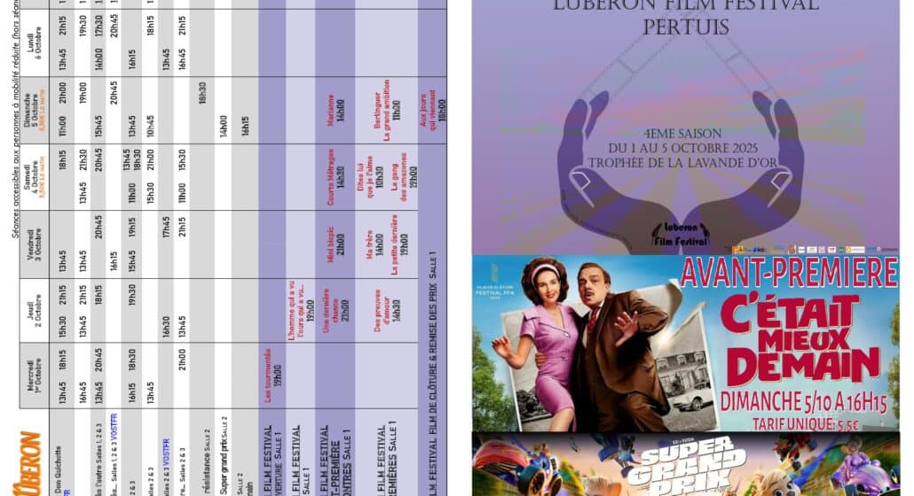 Luberon Film festival 4ème édition à Pertuis_Pertuis