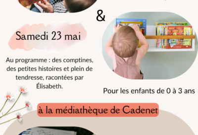 Bébé Bouquine à la médiathèque de Cadenet_Cadenet