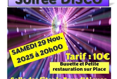 Soirée disco à La Tour d’Aigues_La Tour-d’Aigues