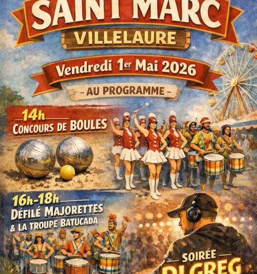 Fête votive de la Saint Marc à Villelaure