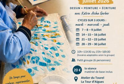 Atelier d’été de dessin et peinture au Couvent du Tourel à la Tour d’Aigues_La Tour-d’Aigues
