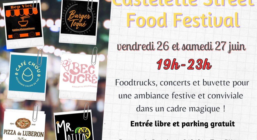 Castelette Street Food Festival à La Tour d’Aigues