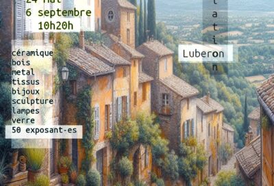 Art et créations artisanales – Marché_Lourmarin