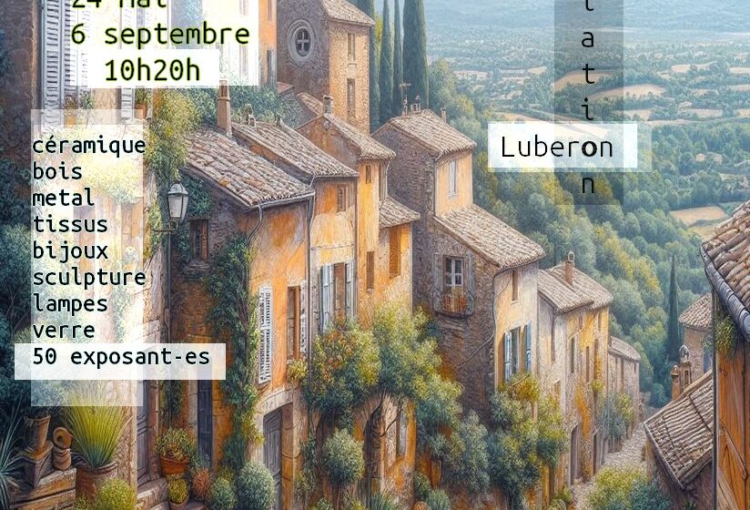Art et créations artisanales - Marché_Lourmarin