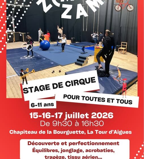 Stage de cirque pour enfants au chapiteau de la Bourgette à la Tour d'Aigues. .jpg