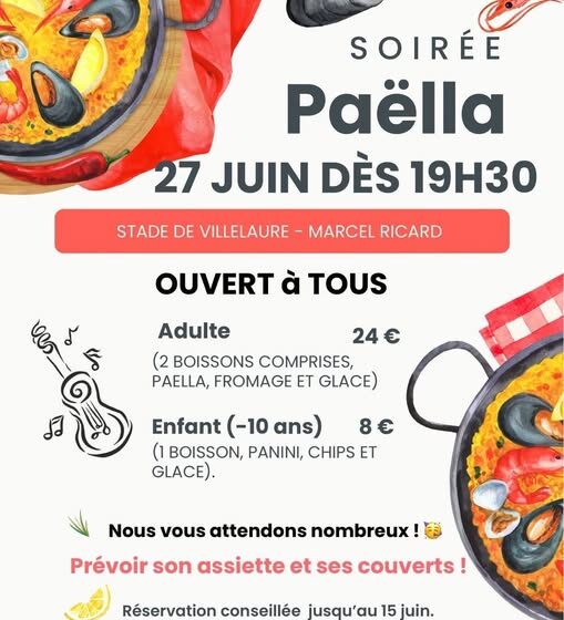Soirée paëlla