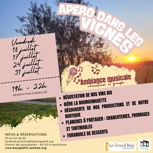 Affiche Aperos dans les vignes