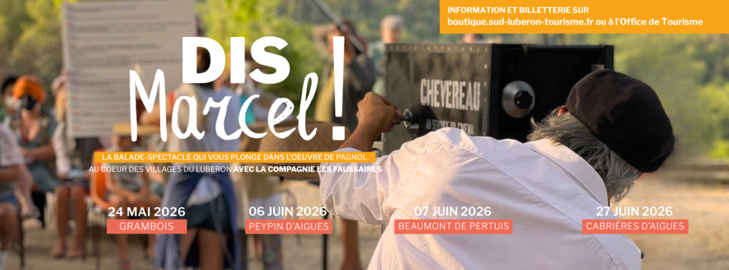 Dis Marcel 2026 en Sud Luberon