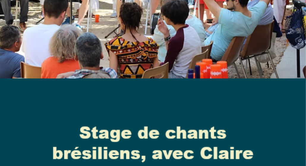 Stage de chants brésiliens avec Claire Luzi
