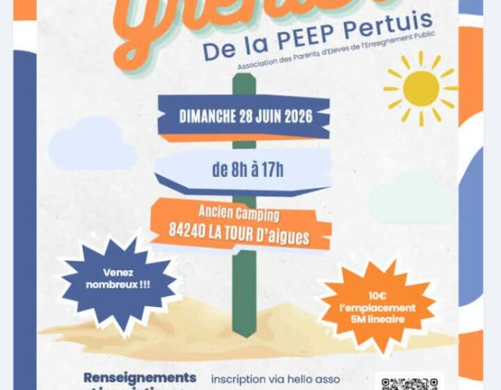 Vide grenier de la PEEP pertuis