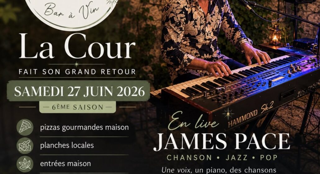 Concert en live de James Pace à Beaumont-De-Pertuis.