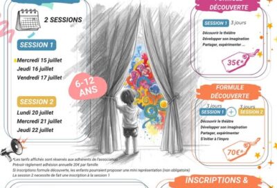 Théâtre stage été 2026