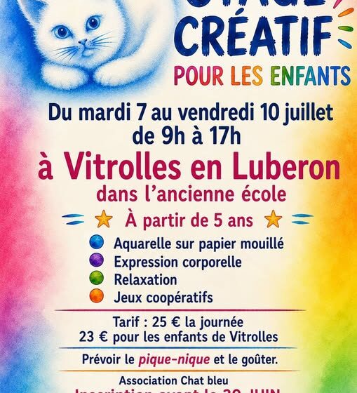 Stage créatif pour les enfants