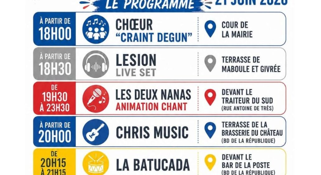Fête de la musique à LAaTour d 'Aigues_La Tour-d'Aigues