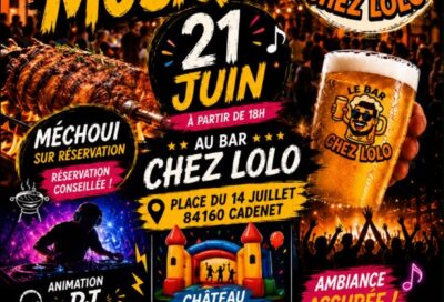 Fête de la musique à Cadenet « Chez lolo »._Cadenet