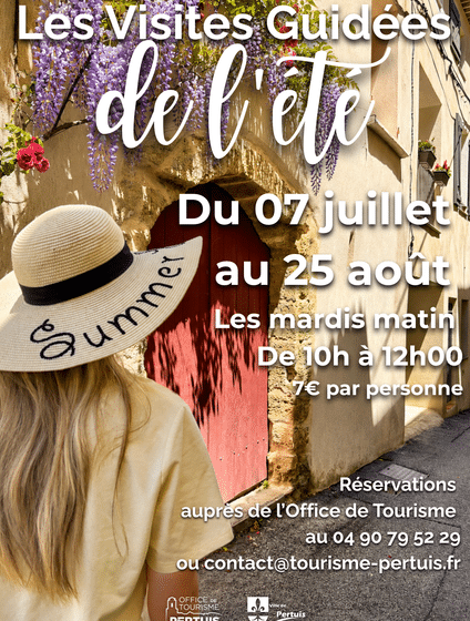 Les visites guidées de l'été 2026_Pertuis