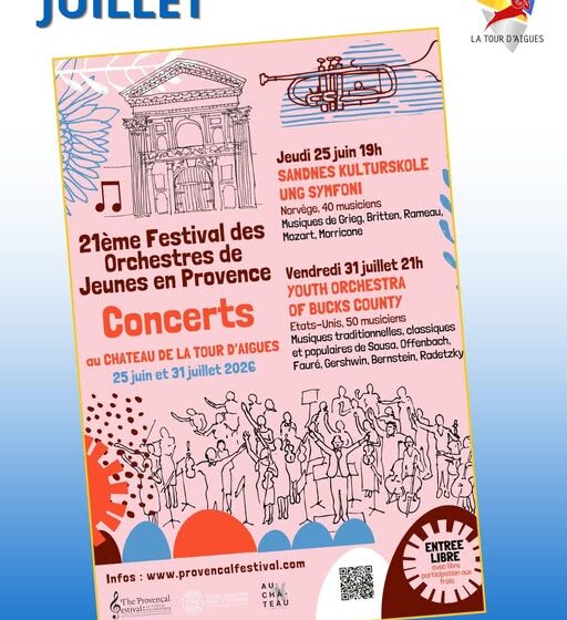 Festival international des Orchestres de Jeunes, Youth Orchestra of Bucks County, Etats-Unis_La Tour-d'Aigues