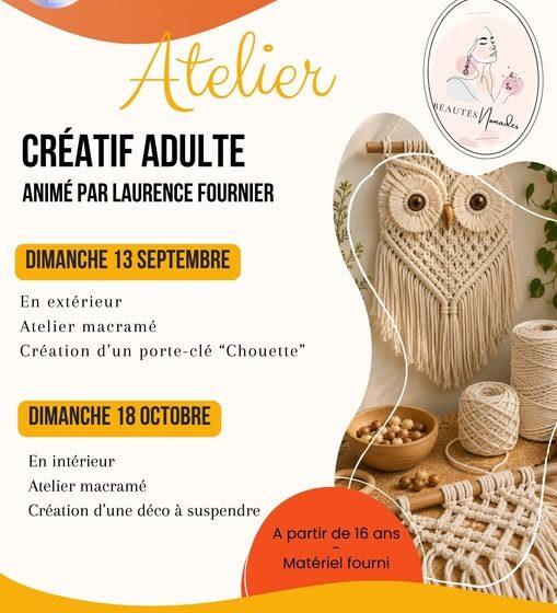 Atelier créatif adulte