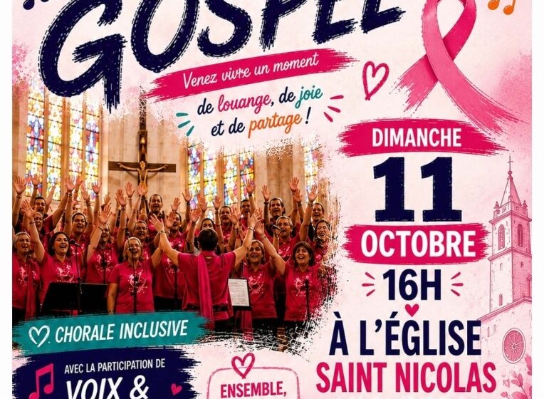 Concert Gospel Octobre Rose_Pertuis