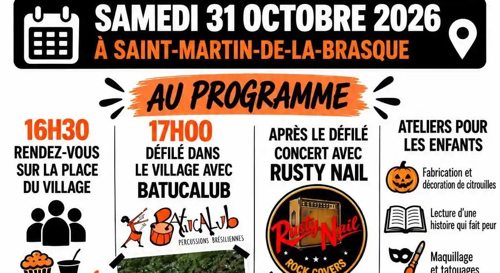 HALLOWEEN S’INVITE À SAINT-MARTIN-DE-LA-BRASQUE !_Saint-Martin-de-la-Brasque